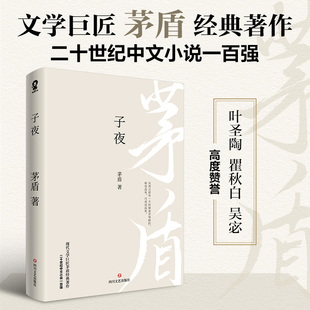 当当网 正版书籍子夜 茅盾经典长篇小说畅销书籍初高中课外阅读文学名著二十世纪中文小说一百强追忆似水年华百年孤独