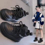 儿童雪地靴女童，棉靴2023冬季儿童面包鞋男童，加绒短靴学生棉鞋