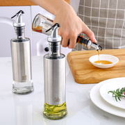 。不锈钢油壶玻璃油瓶醋壶厨房家用防漏调味瓶油壶罐餐厅酱油调料