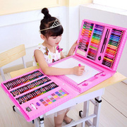 儿童水彩笔绘画套装礼盒画笔，蜡笔小学生美术用品，画板彩铅蜡笔组g
