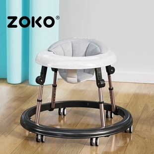 zoko婴儿学步车多功能防侧翻o型，腿男女宝宝幼儿，67-18个月学行车