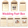 创意款木质婚礼用品邮箱邮政风格摆件木制婚庆创意信箱工艺品摆饰