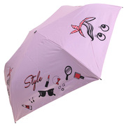 台湾彩虹屋洋伞福懋安全面料女黑胶，三折伞折叠伞太阳遮阳伞晴雨伞
