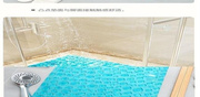 厂淋浴房鹅卵石浴室k防滑垫卫生间地垫卫浴洗澡垫子PVC脚垫防水销