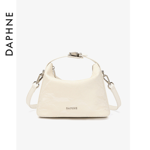 达芙妮daphne新中式手提包，休闲百搭饭盒包轻奢时尚小方包小包包女