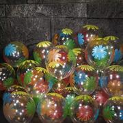 多款全花气球彩色透明印花气球大号圆形，气球儿童玩具街卖地推泡泡