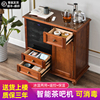 中式茶吧机家用高端客厅全自动智能消毒柜欧式饮水机一体柜子