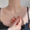 925纯银铃兰花项链，女2023锁骨链高级感设计轻奢小众颈链