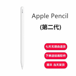 Apple/苹果 pencil二代笔手写笔平板压感笔iPad笔无线连接2代