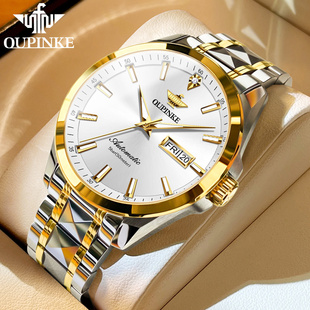 瑞士品牌名表男士手表机械表，全自动真钻进口机芯，男表十大