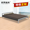 简易铁艺床双人床1.5 1.8米单人床结实床公主床铁床架1.2米儿童床