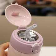 304儿童吸管保温杯学生不锈钢，水杯男女宝宝幼儿园便携防漏喝水壶