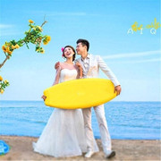 婚纱摄影道具英文字母彩色，冲浪板旅拍三亚海边滑水板创意diy帆板