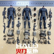 暗源 1/18PAP特种作战部队火力突击狙击手3.75寸可动兵人玩具模型