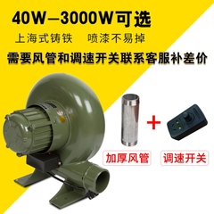 家用柴火灶鼓风机小型电动烧烤专用220v强力静音可调速离心式锅炉