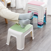 塑料小凳子家用现代简约加厚儿童，板凳厕所洗澡防滑矮凳成人换鞋凳