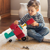 battat儿童拧螺丝玩具，可拆装工程车飞机动手能力，智电钻维修工具箱