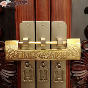好货仿古老铜锁纯铜中式通开挂锁老式小锁迷你木箱子柜门古代复古
