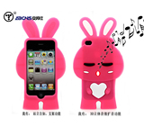 正品奔奔兔子 iphone4S手机壳 iphone4硅胶外壳 苹果4保护套配件