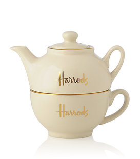 英欧式harrods套装西高地陶瓷，子母花茶壶，具下午茶杯咖啡骨瓷马克