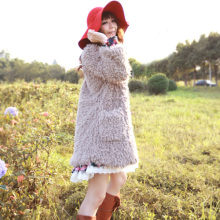 恋上鱼外套2011秋冬装新款女装韩版加厚毛绒保暖毛毛棉衣棉服外套
