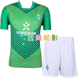 New Werder Bremen home green soccer football clothing sportswear short sleeve soccer competition clothing clothes