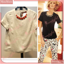 美妙意大利代购Max mara 2012春夏波西米亚项链T恤正品包邮