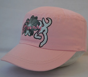外贸春夏季时尚平顶帽子 军帽 粉色休闲帽 女士韩版时装帽 太阳帽