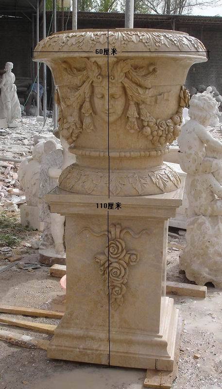 Flower pot sculpturein the Home accessories , Carving , Stone carving category - from Buy2taobao.com to provide professional Taobao agent buy service