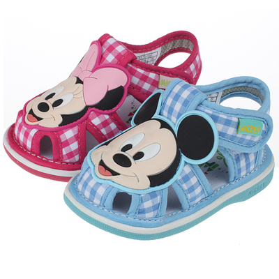 迪士尼儿童鞋春夏新款宝宝学步鞋软底透气布鞋