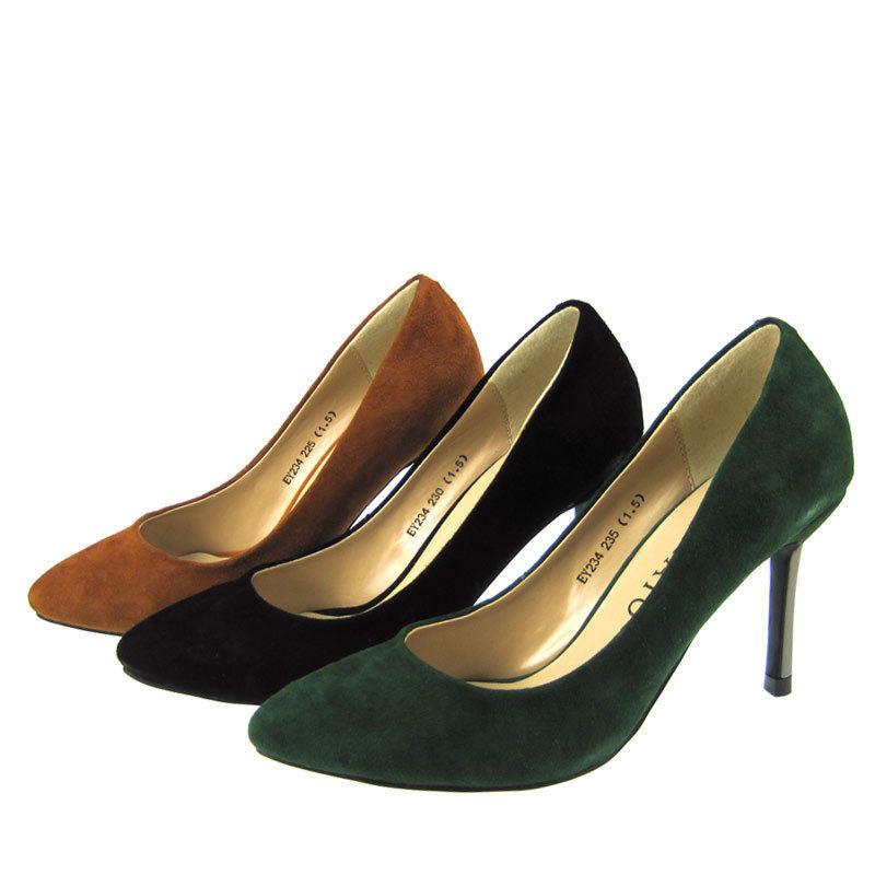 思加圖女鞋正品12秋款尖頭高跟鞋歐美夜店性感羊皮單鞋EY234細跟