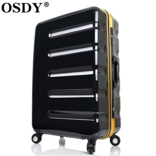  正品OSDY abs 拉杆箱 万向轮 大尺寸 行李箱子托运箱韩国旅行箱潮