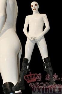 包邮 乳胶衣 连体胶衣 白色 全包男乳胶衣 性感紧身衣-淘宝网