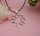纯银项链 花儿钻钻,时尚大方