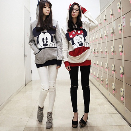 【时尚淘主】2件包邮 秋装女装<em>姐妹装长袖</em>卡通