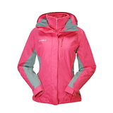 清仓 雪狼打折防水透气三合一冲锋衣女正品两件套装抓绒登山服