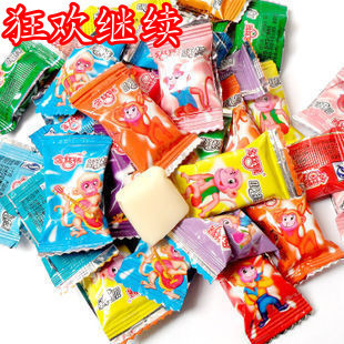  经典怀旧零食糖果结婚喜糖童年小食品正宗金丝猴奶糖500克