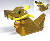 diy手工益智<span class=H>玩具</span> 摆件摆设 装饰 新年 卡通生肖 辰龙 纸<span class=H>模型</span> 批发