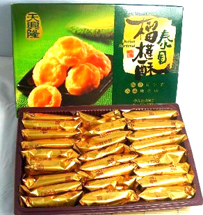  零食特产食品 正宗泰国天兴隆榴莲酥 300g 榴莲干酥 下午小点心