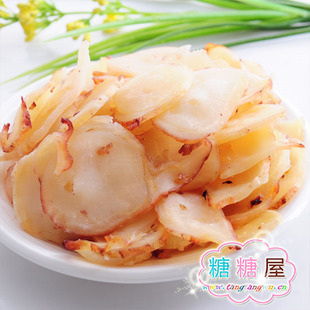  糖糖屋零食海鲜食品果树栀烤出来的鱿鱼足片/章鱼片250g