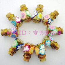 2ml 可爱扩香瓶 半包软陶玻璃扩香瓶 配实木软木塞