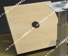日式榻榻米地抬塌塌米手动升降机蹋蹋米手摇升降桌实木桌面☆本色