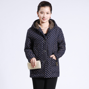  中老年冬装女外套 妈妈装大码保暖棉衣外套 老年人加厚棉服包邮