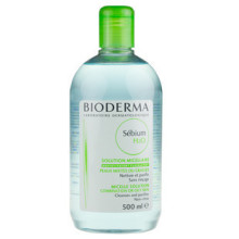 正品贝德玛/Bioderma净妍洁肤液卸妆水500ml蓝水混合肌/油性肌