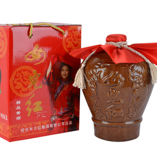  绍兴黄酒 女儿红婚宴手工精酿黄酒 6斤陶坛装 正品！