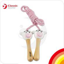 专柜正品德国Classic高质量木制玩具小奶牛卡通跳绳 绳长1.5米