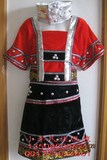 云南少数民族佤族女童装/舞蹈演出服装/儿童哈尼族舞台表演服饰