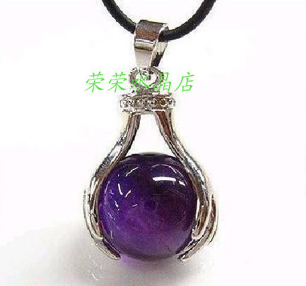 新年特价!天然紫水晶掌中宝吊坠 新年特价!天然紫水晶掌中宝吊坠