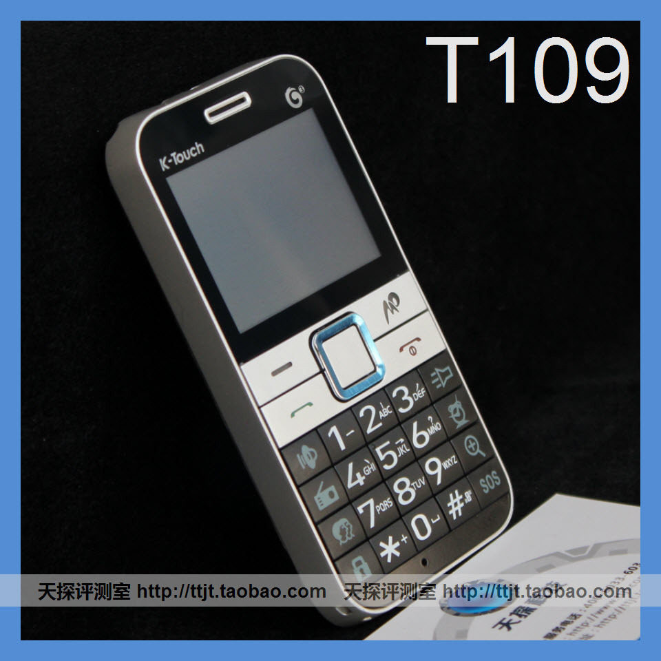 K-Touch/天语 T109 大字体 <span class=H>A</span><span class=H>7718</span>单卡版 老人手机 正品行货 天探