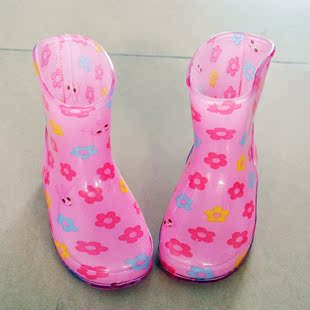  幼儿童雨鞋雨靴 外贸原单中小童雨鞋 可爱女童雨鞋 水鞋小孩雨鞋